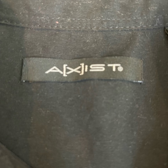 A(X)IST Button Down Strip Collar Shirt Medium - Picture 4 of 8